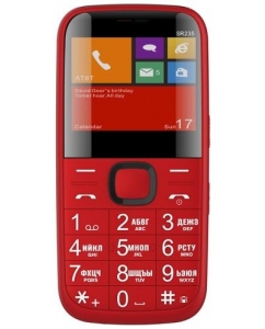 Купить Сотовый телефон Finepower SR235 красный в E-mobi