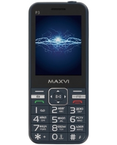 Сотовый телефон Maxvi P3 синий | emobi