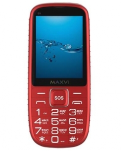 Сотовый телефон Maxvi B9 красный | emobi