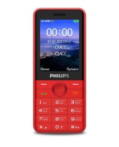 Сотовый телефон Philips E172 красный | emobi