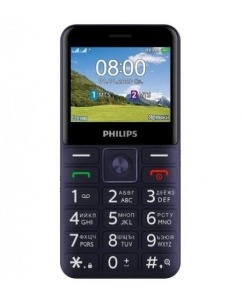 Сотовый телефон Philips Xenium E207 синий | emobi