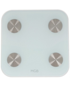 Весы MGB Body fat scale Glass Edition белый | emobi