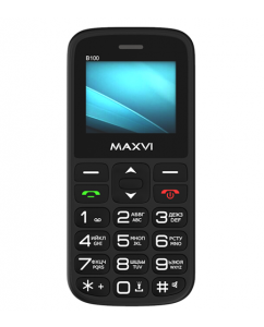 Сотовый телефон Maxvi B100 черный | emobi