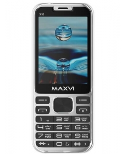 Сотовый телефон Maxvi X10 серебристый | emobi