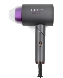 Купить Фен Marta MT-1262 серый/фиолетовый в E-mobi