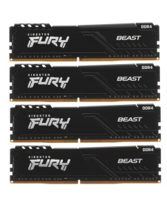 Купить Оперативная память Kingston FURY Beast Black [KF432C16BBK4/64] 64 ГБ в E-mobi