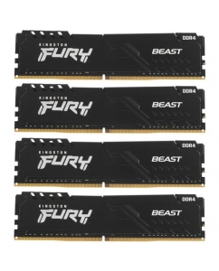 Купить Оперативная память Kingston FURY Beast Black [KF436C18BBK4/64] 64 ГБ в E-mobi