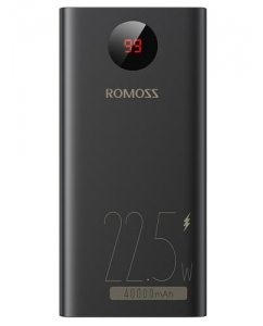 Портативный аккумулятор Romoss PEA40PF черный | emobi