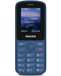 Сотовый телефон Philips Xenium E2101 синий | emobi