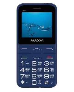 Сотовый телефон Maxvi B231 синий | emobi