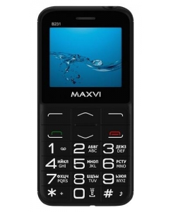 Сотовый телефон Maxvi B231 черный | emobi