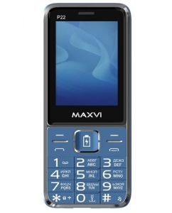 Купить Сотовый телефон Maxvi P22 синий в E-mobi
