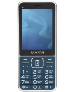 Купить Сотовый телефон Maxvi P21 синий в E-mobi