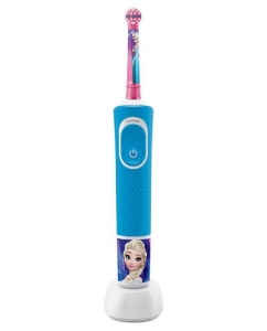 Электрическая зубная щетка Braun Oral-B Vitality Kids D100.413.2 Frozen голубой, красный | emobi