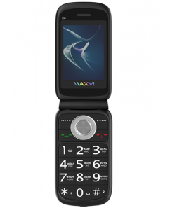 Сотовый телефон Maxvi E6 черный | emobi