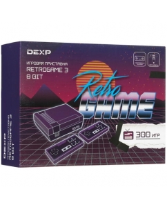 Ретро-консоль DEXP RetroGAME 3 + 300 игр | emobi