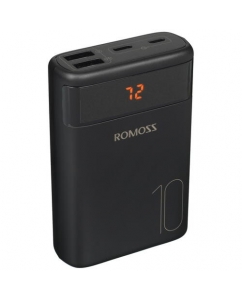Портативный аккумулятор Romoss Ares 10 черный | emobi