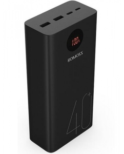 Купить Портативный аккумулятор Romoss PEA40 черный в E-mobi