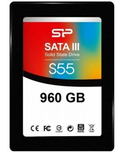 960 ГБ 2.5" SATA накопитель SiliconPower Slim S55 [SP960GBSS3S55S25] | emobi