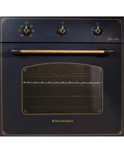 Электрический духовой шкаф De Luxe 6006.03ЭШВ-009 черный | emobi
