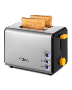 Тостер Kitfort КТ-6203 серебристый | emobi