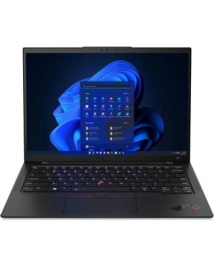 Ноутбук Lenovo ThinkPad X1 Carbon Gen 10 21CB007ART, 14", OLED, Intel Core i7 1260P, Intel Evo, 12-ядерный, 16ГБ LPDDR5, 512ГБ SSD,  Intel Iris Xe graphics, черный  | emobi
