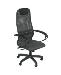 Купить Кресло офисное Метта SU-B-8/подл.100/осн.001 серый в E-mobi