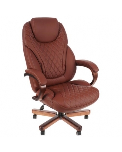 Купить Кресло офисное CHAIRMAN 406 коричневый в E-mobi