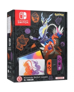 Игровая консоль Nintendo Switch OLED – Pokemon Skarlet and Violet Edition красный, фиолетовый | emobi