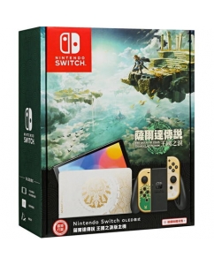 Игровая консоль Nintendo Switch OLED – The Legend of Zelda: Tears of the Kingdom Edition золотистый | emobi
