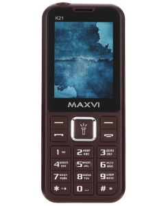 Сотовый телефон Maxvi K21 коричневый | emobi
