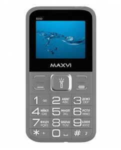 Сотовый телефон Maxvi B200 серый | emobi