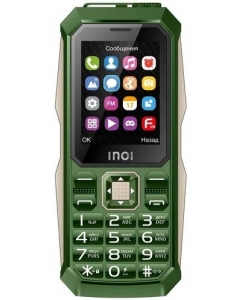 Купить Сотовый телефон INOI 246Z зеленый в E-mobi