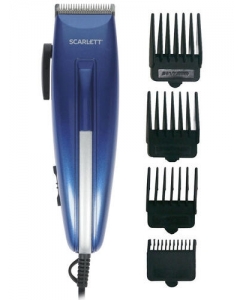 Купить Машинка для стрижки Scarlett SC-HC63C10 синий/серебристый в E-mobi
