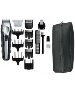 Машинка для стрижки Wahl Ergonomic Total Grooming Kit черный/серебристый | emobi