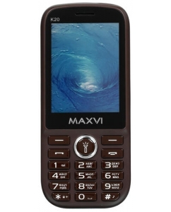 Купить Сотовый телефон Maxvi K20 коричневый в E-mobi