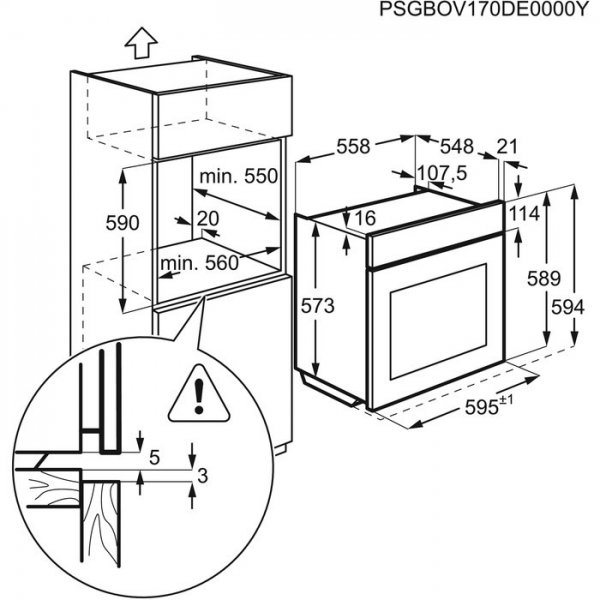 Духовой шкаф electrolux oem3h50x