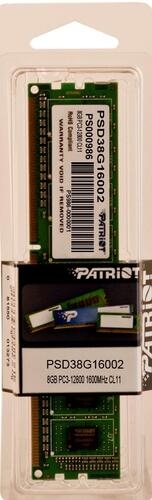 Купить Оперативная память Patriot Signature [PSD38G16002] 8 ГБ  в E-mobi