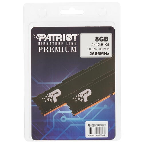 Купить Оперативная память Patriot Signature Line Premium [PSP48G2666KH1] 8 ГБ  в E-mobi