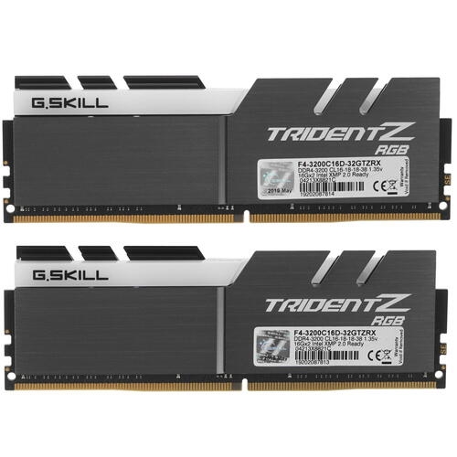 Купить Оперативная память G.Skill TRIDENT Z RGB (AMD) [F4-3200C16D-32GTZRX] 32 ГБ  в E-mobi