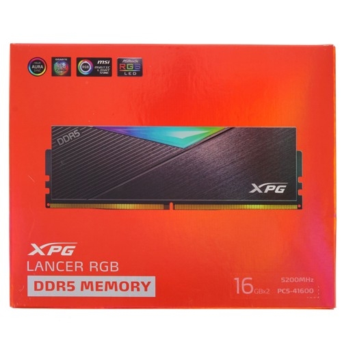 Купить Оперативная память A-Data XPG Lancer RGB [AX5U5200C3816G-DCLARBK] 32 ГБ  в E-mobi