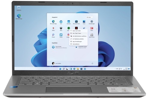 Купить 14&quot; Ноутбук ASUS Laptop 14 F415EA-EB736W серебристый  в E-mobi
