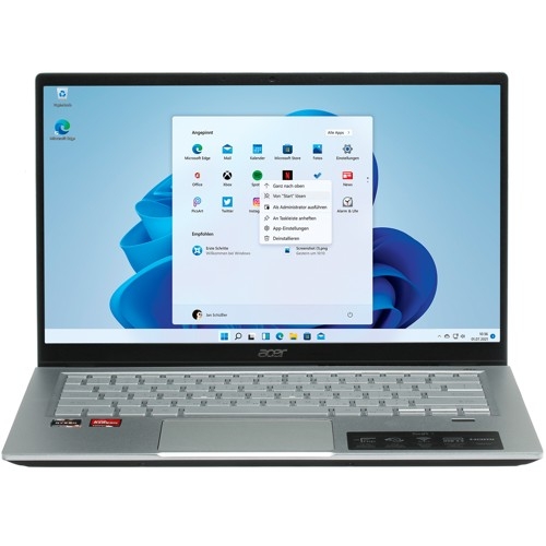 Купить 14&quot; Ноутбук Acer Swift 3 SF314-43-R9B7 серебристый  в E-mobi