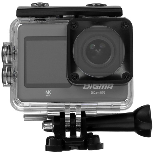 Купить Экшн-камера Digma DiCam 870 серый в E-mobi