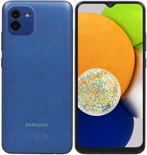 Купить 6.5&quot; Смартфон Samsung Galaxy A03 32 ГБ синий  в E-mobi