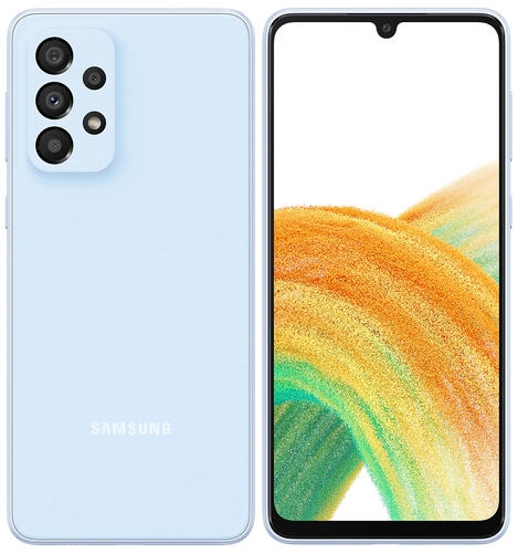 Купить 6.4&quot; Смартфон Samsung Galaxy A33 5G 128 ГБ голубой  в E-mobi