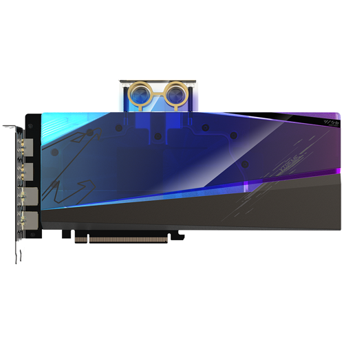 Купить Видеокарта GIGABYTE Radeon RX 6900 XT AORUS XTREME WATERFORCE WB [GV-R69XTAORUSX WB-16GD]  в E-mobi