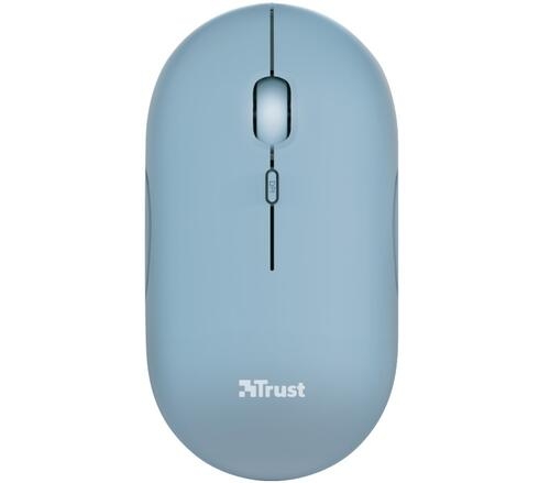 Купить Мышь беспроводная Trust Puck Rechargeable Bluetooth Wireless Mouse голубой [24126]  в E-mobi