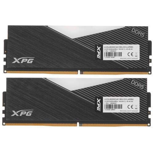 Купить Оперативная память A-Data XPG Lancer RGB [AX5U6000C4016G-DCLARBK] 32 ГБ  в E-mobi