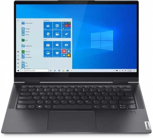 Купить Ноутбук-трансформер Lenovo Yoga 7 14ACN6, 82N7008LRU,  серый  в E-mobi